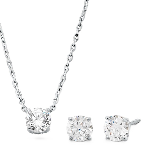 MICHAEL KORS PREMIUM SILVER COLLECTION Mod. CRYSTALS Special Pack + Earrings